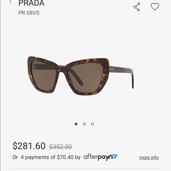 Prada Tortoise Sunglasses - Style PR 08VS